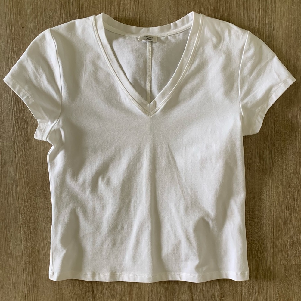 Aritzia Wilfred v neck top